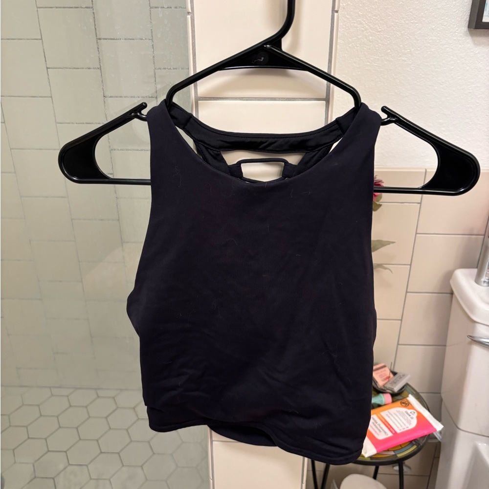 Alo Black Sleeveless Women's Workout Top